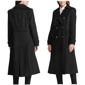 🆕 LAUREN RALPH LAUREN Military Wool Blend Coat